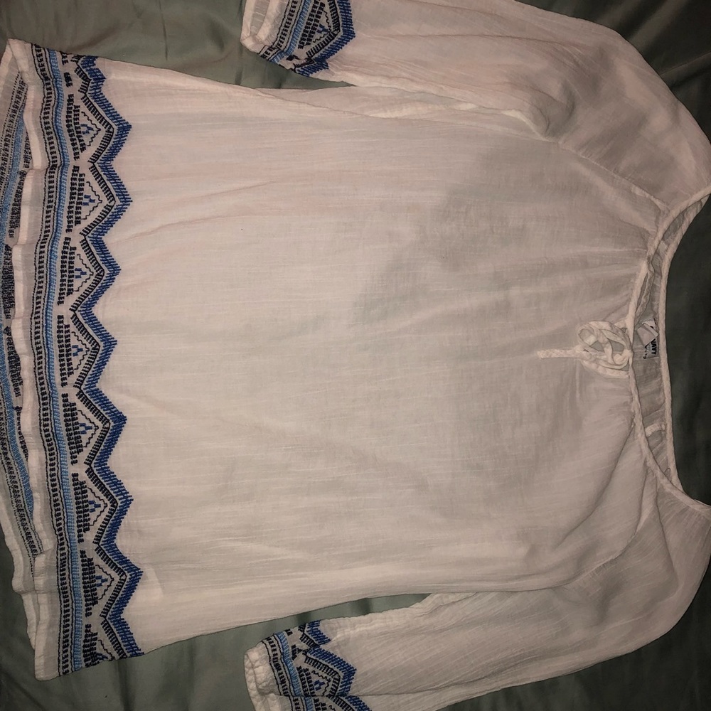 white blouse